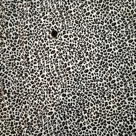 Cuddl Duds Animal Print Sleeveless Sleeping Gown With Matching Robe Sz 1X - Picture 4 of 12